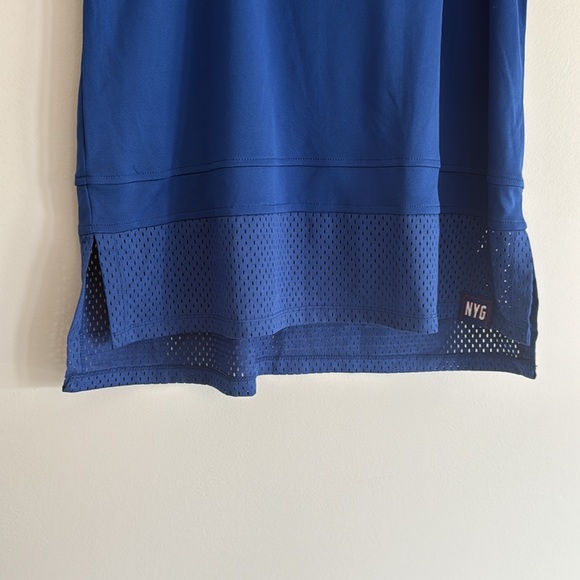 NWT Women’s Fanatics New York Giants Short Sleeve Lace Up Jersey Top Medium - Picture 2 of 8